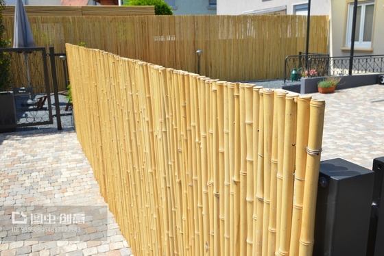 Modern Bamboo Fence Kit, DIY Garden Enclosure & Patio Divider
