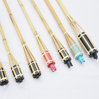 Wholesale 120cm Bamboo Torch and Stand Torch Bamboo for Garden Landscaping