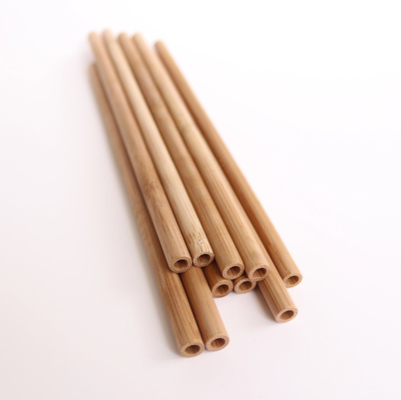 Eco Friendly Bamboo Reusable Straws Compostable Biodegradable With Straw Cleaner