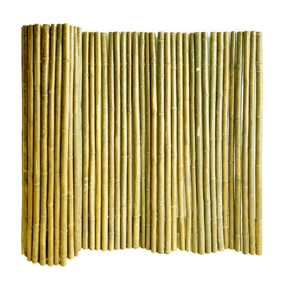 Natural Handmade 1.5x1.5m Decorative Bamboo Fence Backyard Rolling Fencing