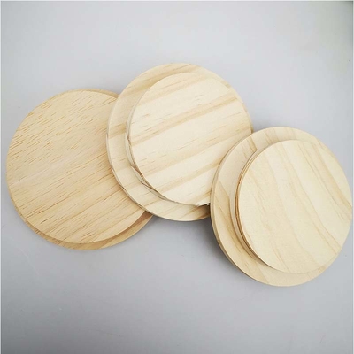 Beer Can Compatible Reusable Lids Bamboo Jar Lid With Straw Hole