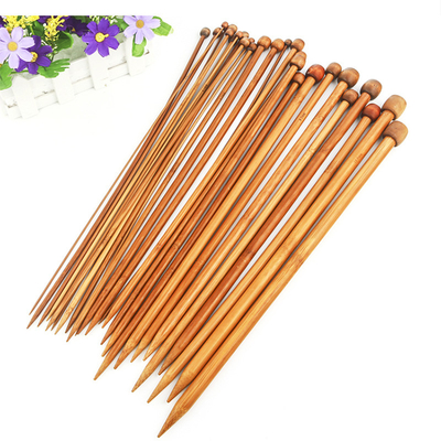 12pcs Bamboo Circular Knitting Needles Bamboo Crochet Hooks Set
