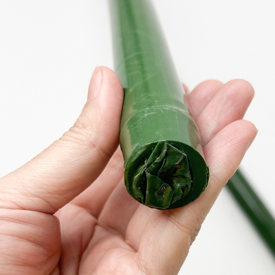 Custom Green PVC Coated Bamboo Treated Flower Support Tonkin Bamboo Plastic Tube Pole