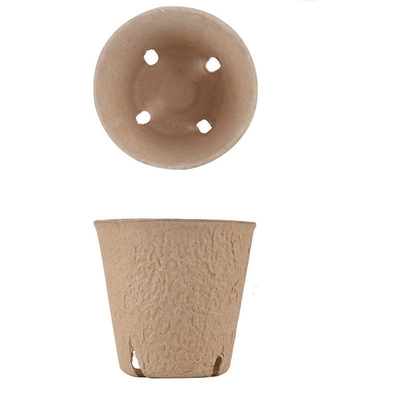 Garden Seed Nursery Paper Cup Round Plant Sprouting Herb Starter Pulp Pot Seedling Trays