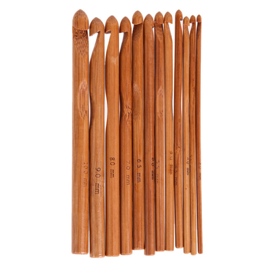 Multifunctional Various Sizes Carbonized Bamboo Material Knitting Needles Set for Beginners