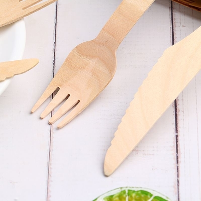 Disposable Bamboo Cutlery Bamboo Dinnerware and Cutlery Set Travel Tableware