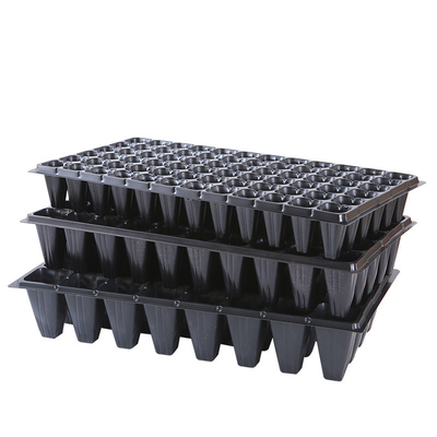 Thick Durable Flats Vegetable Fruit Seeds Seedling Plastic Plug Farmer Nursery Trays