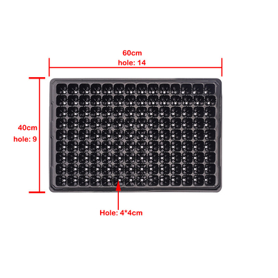 Thick Durable Flats Vegetable Fruit Seeds Seedling Plastic Plug Farmer Nursery Trays