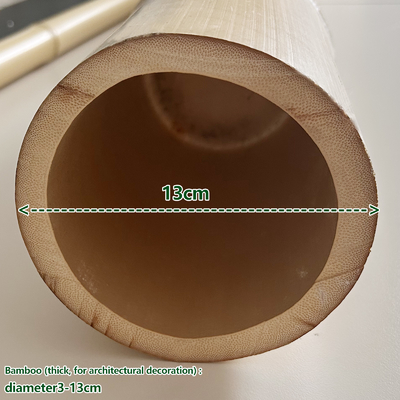 Strong Bamboo Pole Ideal for Plant Support, Construction, and Handicrafts