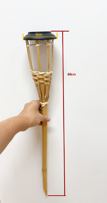 Handcrafted Bamboo Torch for Garden & Camping For Outdoor Use