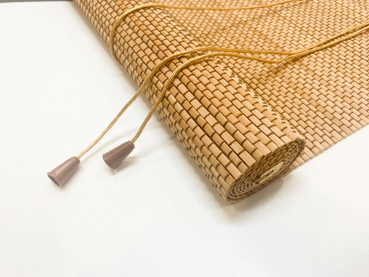 Traditional Woven Bamboo Curtains Rustic Room Dividers & Shades